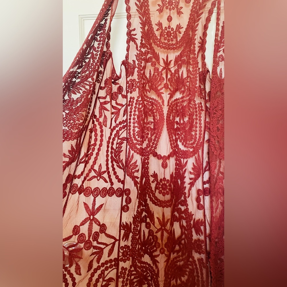 Anthropologie Bohemian Lace Duster Size Small - Picture 4 of 4